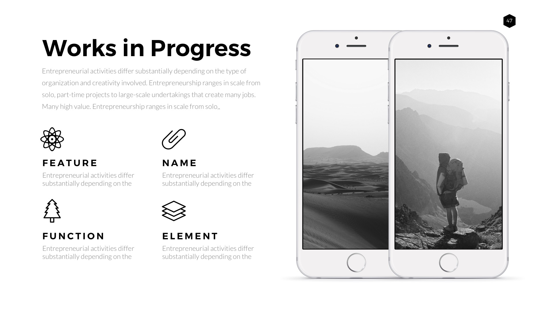 Prism Minimal PowerPoint Template Builder, Presentation Templates
